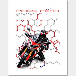 Multistrada 1200 V4 Pikes Peak Posters and Art